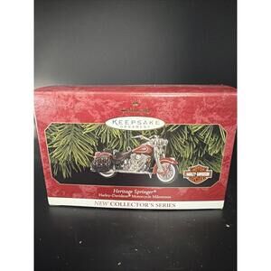 Hallmark Keepsake 1999 Ornament Heritage Springer Harley-Davidson Motorcycle